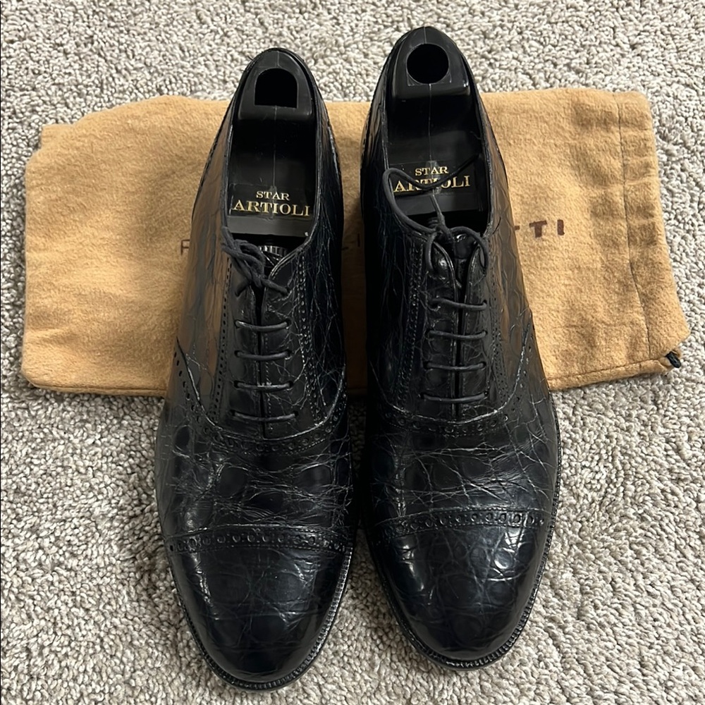 Fratelli Rossetti Black Leather Men's Shoes